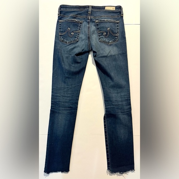 AG Adriano Goldschmied Women’s Distressed Blue Jeans Size 26R - Picture 14 of 16